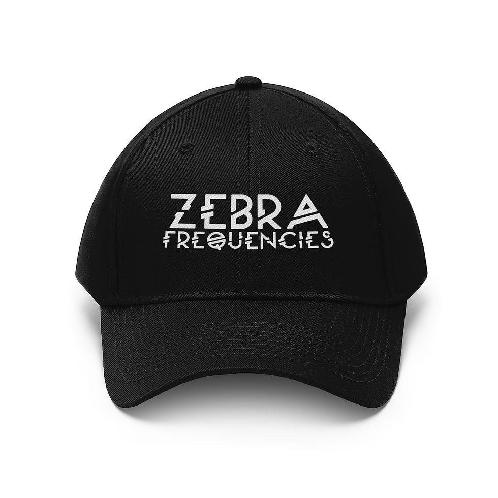 Thumbnail: Zebra Frequencies Unisex Twill Hat