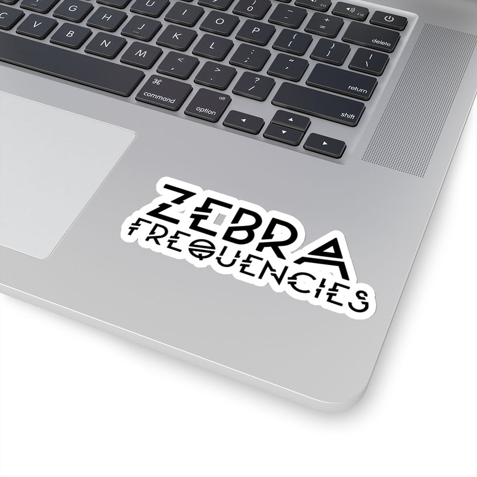 Thumbnail: Zebra Frequencies Kiss-Cut Stickers