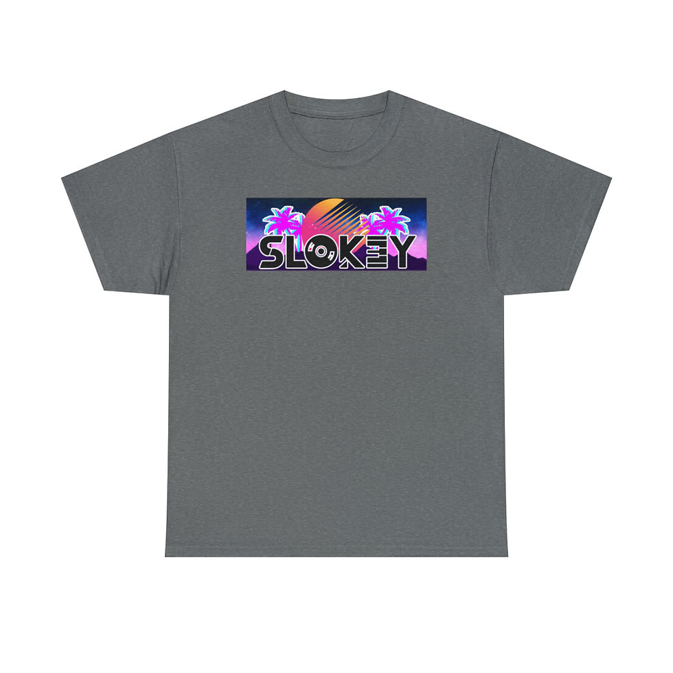 Thumbnail: Slokey Indiglo Unisex Heavy Cotton Tee