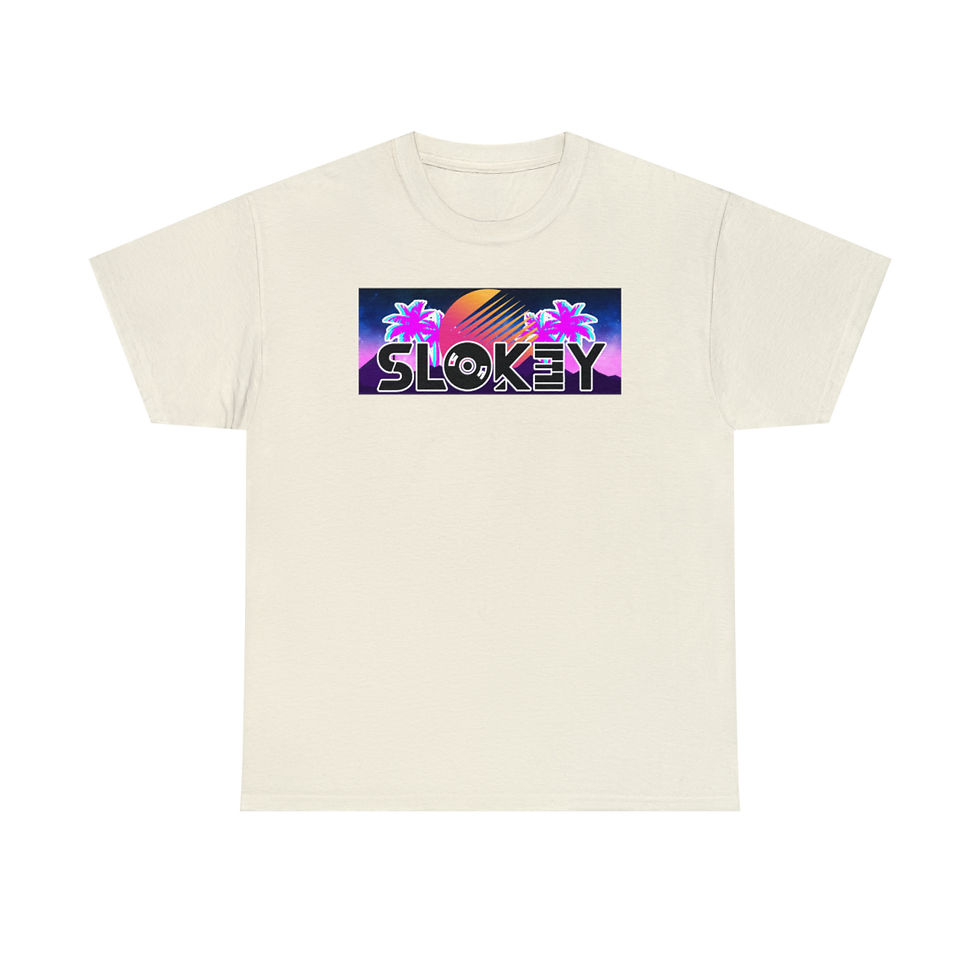 Thumbnail: Slokey Indiglo Unisex Heavy Cotton Tee