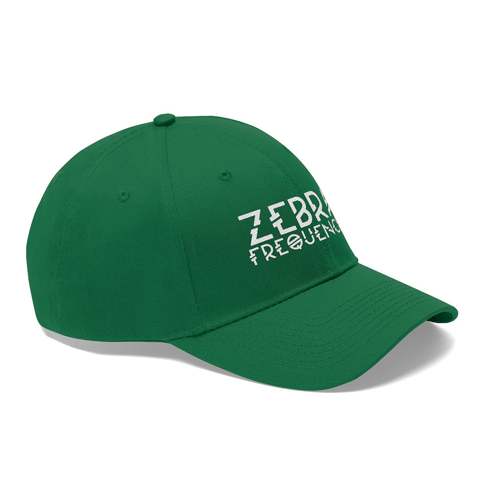 Thumbnail: Zebra Frequencies Unisex Twill Hat
