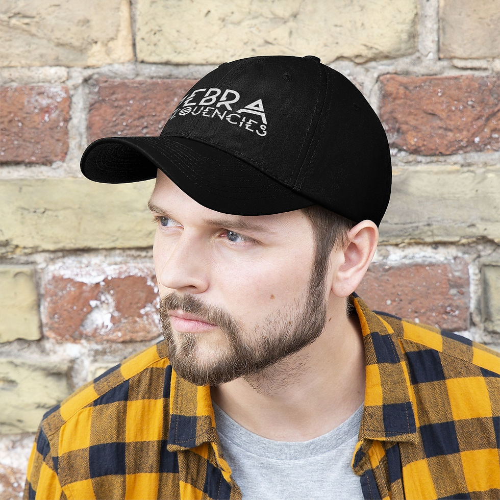 Thumbnail: Zebra Frequencies Unisex Twill Hat