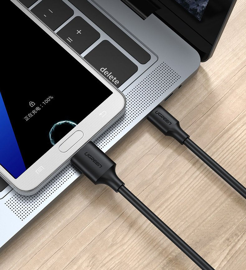 Miniatura: UGREEN Cable Usb C A Usb 3.0 Micro B Carga Rápida Thunderbolt 3 5gb  #20103