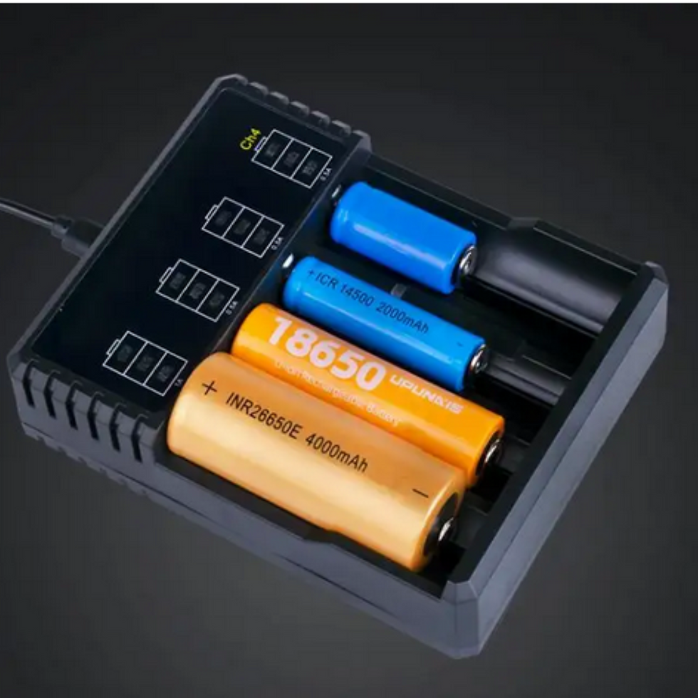 Miniatura: Cargador Batería Pilas De Litio 3,7 V 26650 21700 18650 Aaa