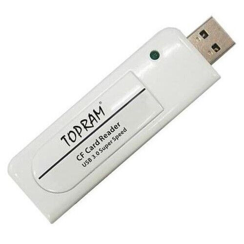 Lector De Memorias Compact Flash Topram Usb 3.0 256 G