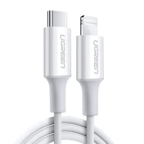 Miniatura: Cable de carga y datos USB-C a Lightning de 1,5m Iphone CERTIFICADO carga rapida