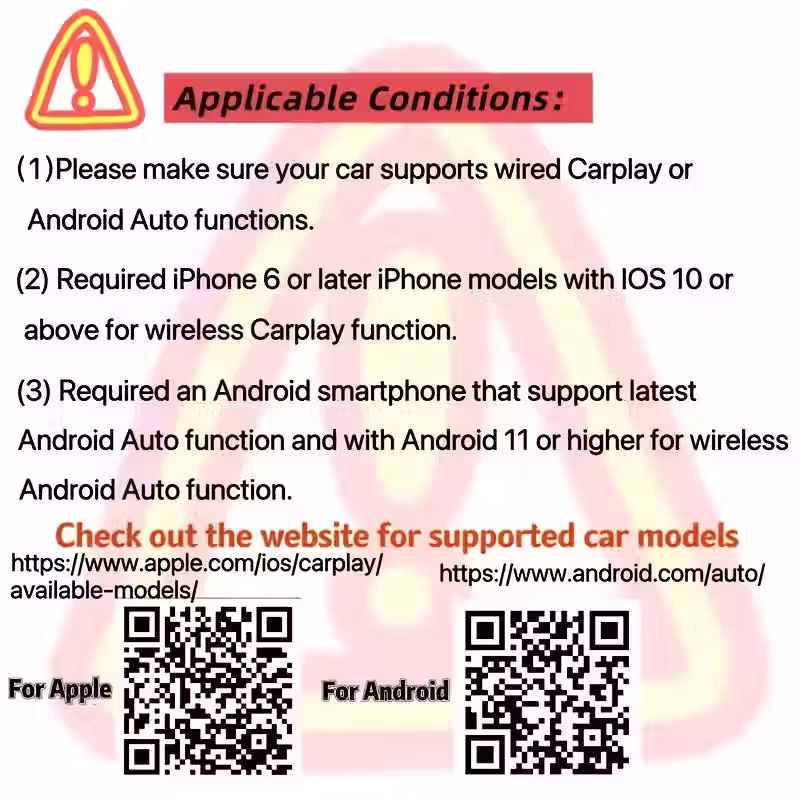 Miniatura: Adaptador Inalámbrico Carplay Android Auto 2.4Ghz y 5Ghz