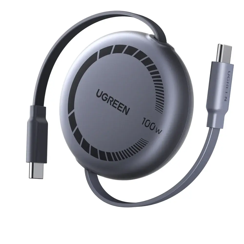UGREEN Cable Retráctil Nexode USB C a USB C 100W PD de 1 Metro #65905