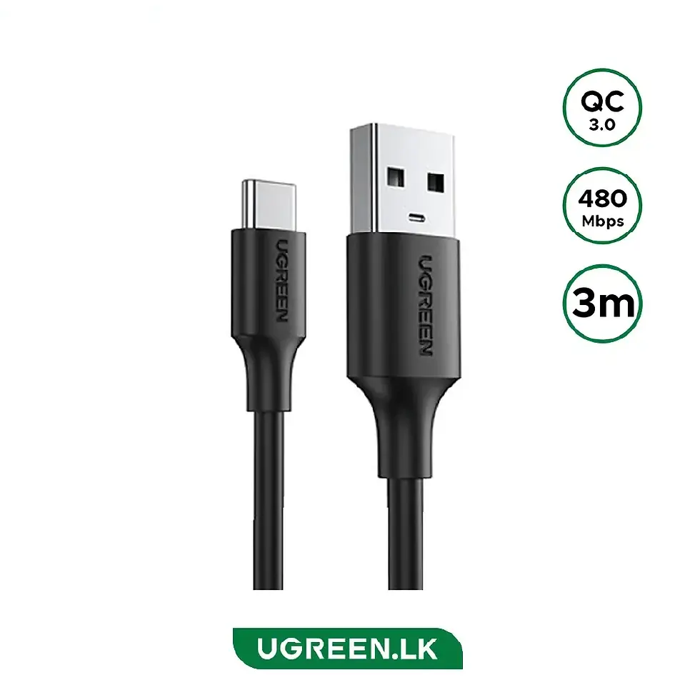 Miniatura: UGREEN Cable USB-C a USB de 3 metros Carga rápida, Datos  y largo alcance