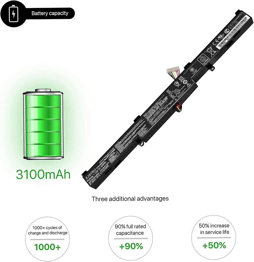 Miniatura: Bateria Asus A41N1501 ASUS Rog G752VW GL752V GL752VL G752VW N552V N552VX GL752 N