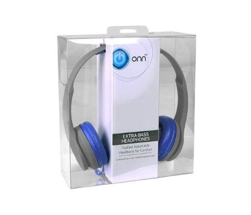 Miniatura: Audifonos Auriculares Estereo 3.5mm Onn Over-ear Extra Bass