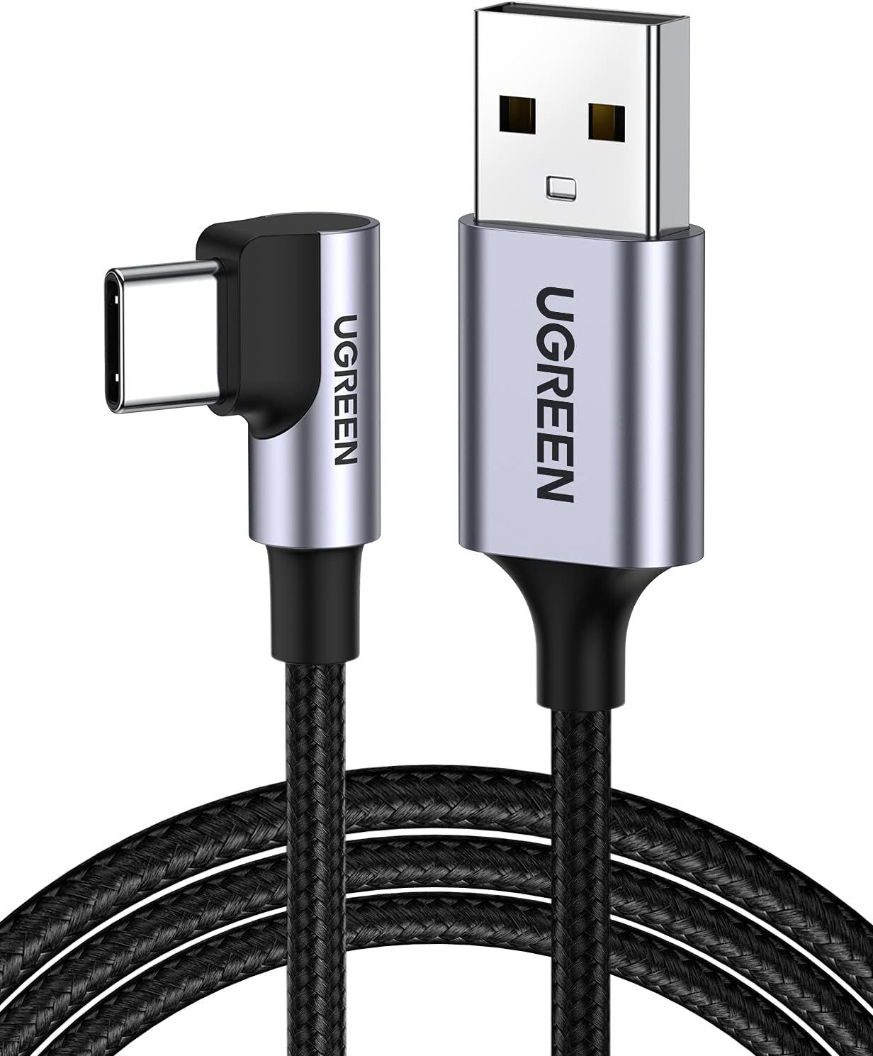 UGREEN Cable Tipo C a USB-A carga rapida y datos 90° 3A 60w 1m iPhone 17 50941