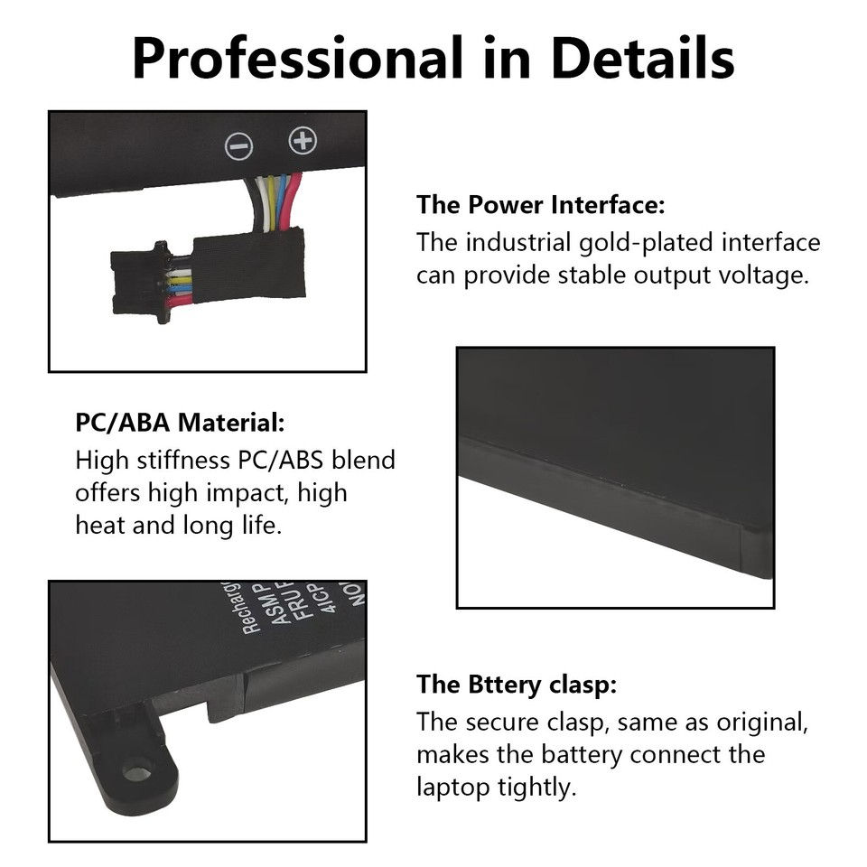 Miniatura: Batería interna 01AV493 00UR891 para portátil Lenovo ThinkPad T570 T580 P51S P52