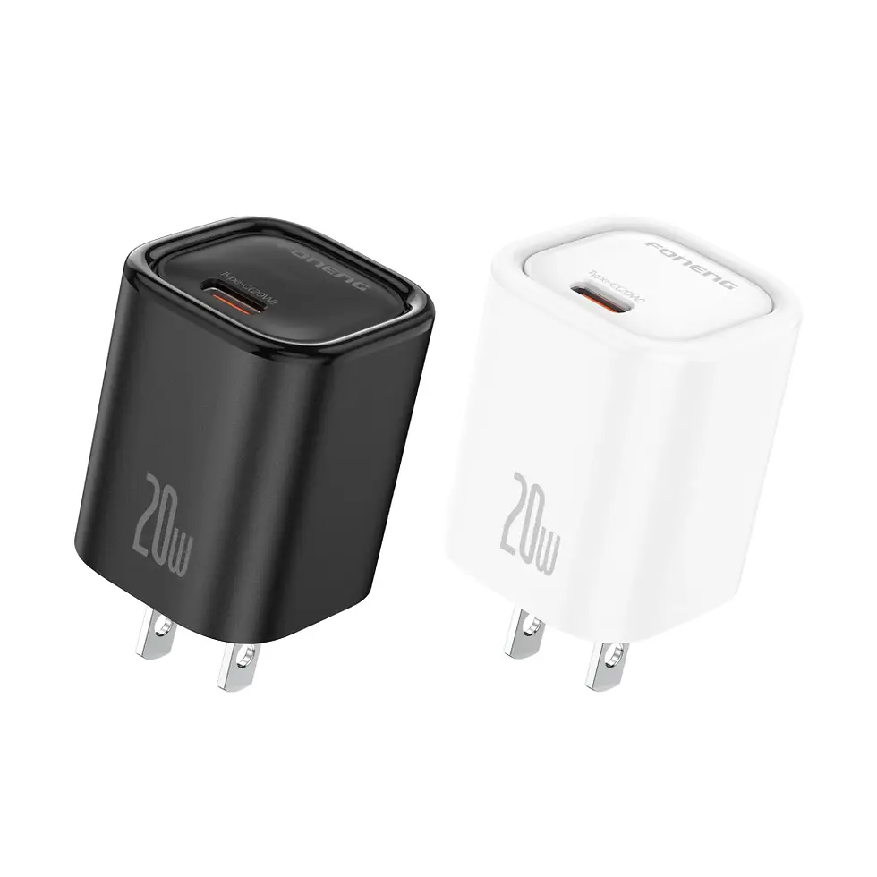 Miniatura: FONENG Cargador carga rápida PD20W USB-C TIPO C iPhone Samsung infinix US16