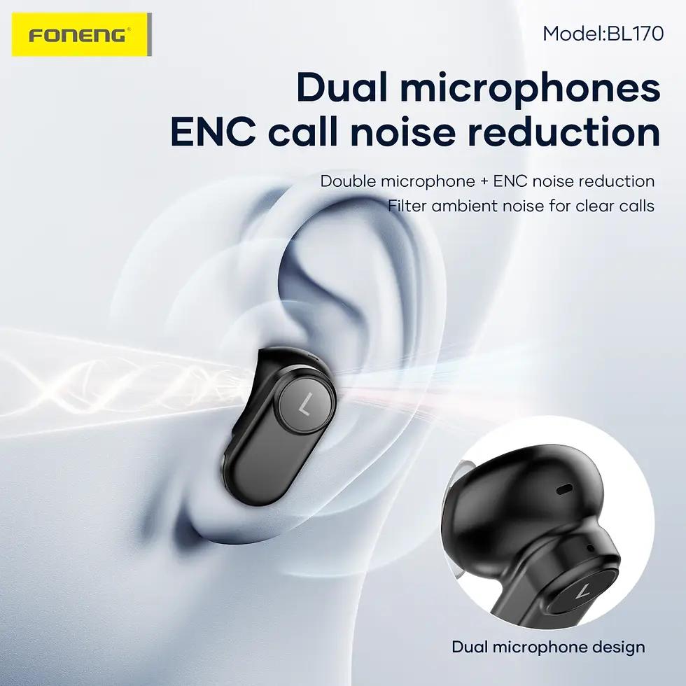Miniatura: FONENG Audífonos Inalámbricos Bluetooth 6.0 TWS Cancelación de Ruido BL170
