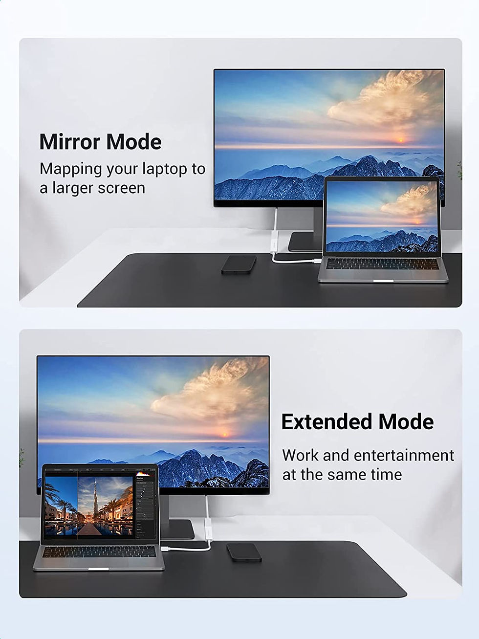 Miniatura: UGREEN Adaptador Mini Displayport A Hdmi Thunderbolt 4K & 1080p Full Hd #40360