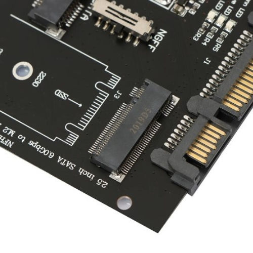 Miniatura: Adaptador Convertidor 2en1 M.2 Ngff Msata Ssd A Sata 3,0