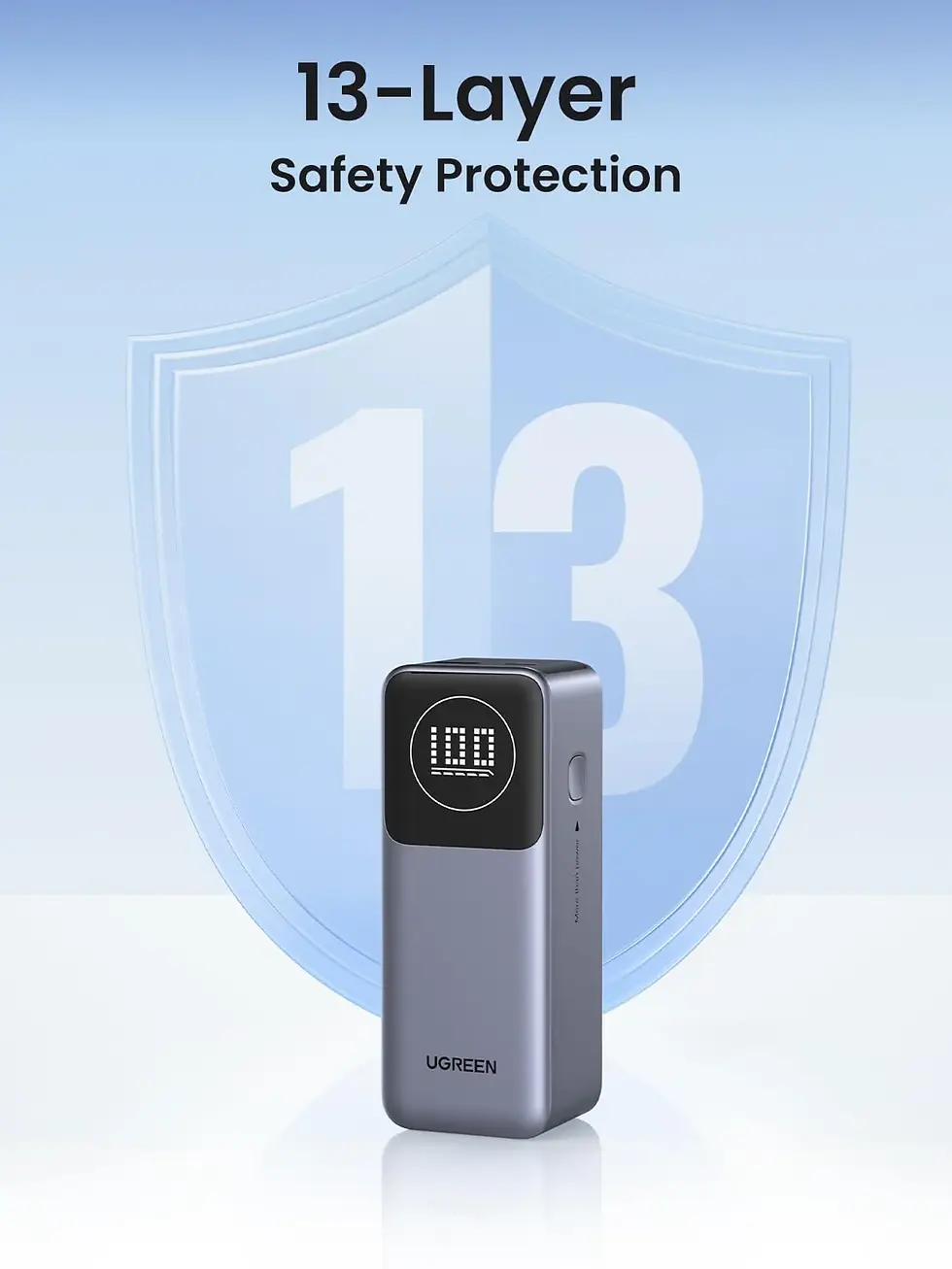 Miniatura: UGREEN Power Bank Nexode 100W 12.000mAh Pantalla Inteligente Carga Ultra #35526