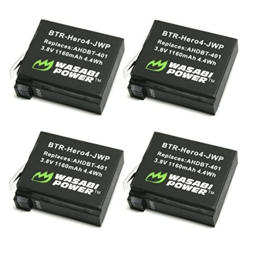 Bateria WASABI POWER para GoPro HERO4 y GoPro AHDBT-401, AHBBP-401