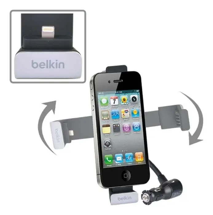 Miniatura: Soporte de coche Belkin para cargar iPhone 5/5s/5c, iPhone 6/6s incluye cargador