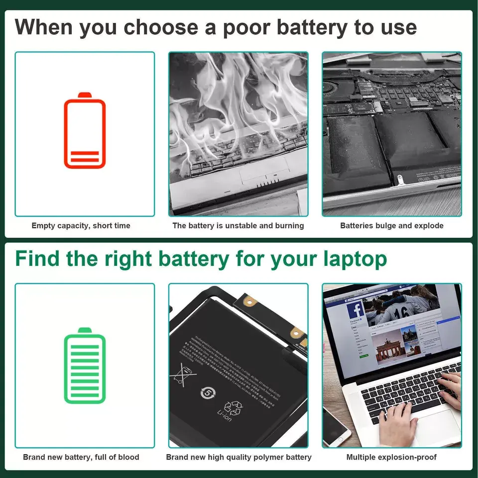 Miniatura: Batería original A1819 para MacBook Pro de 13 pulgadas A1706, 2016,2017, EMC 307