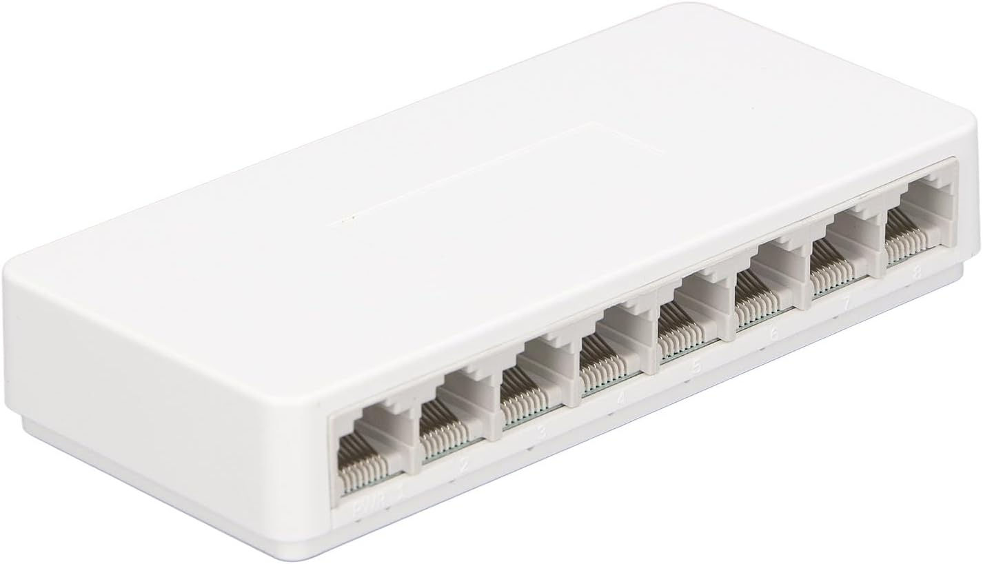 Interruptor switch 8 puertos 1000 mbps 1 Gigabit RJ45 Ethernet