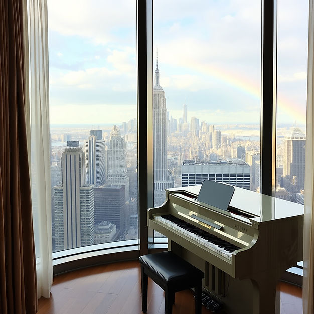 rainbow room inside with piano overlooking New York city.jpg