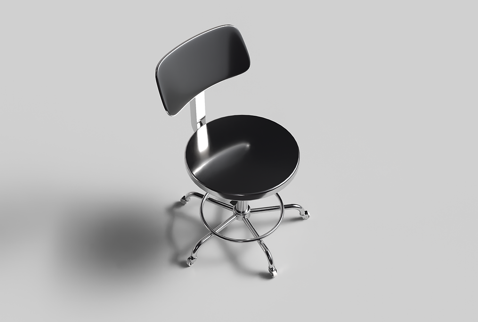 Thumbnail: Stainless Steel Laboratory Swivel Chair