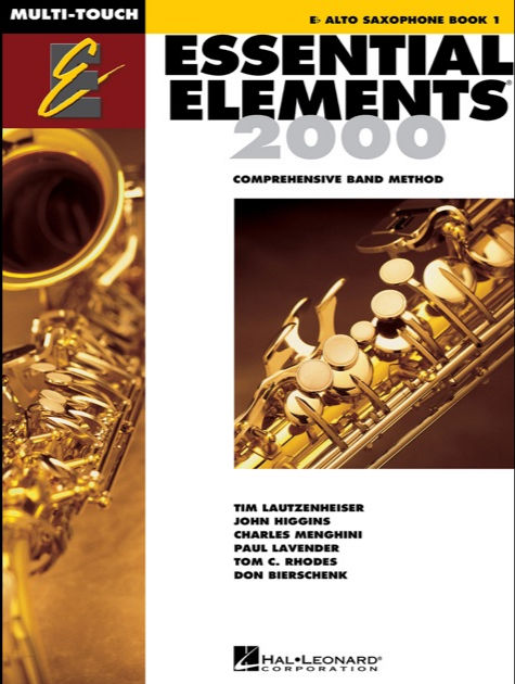 Essential Elements 2000 Alto Saxophone, Book 1 | Book, CD-ROM, DVD | Hal Leonard