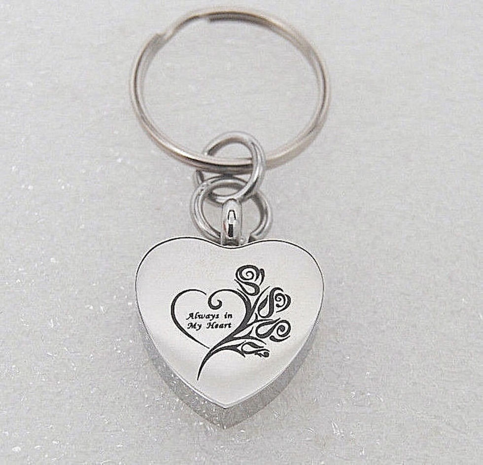 Thumbnail: Heart keepsake Keyring