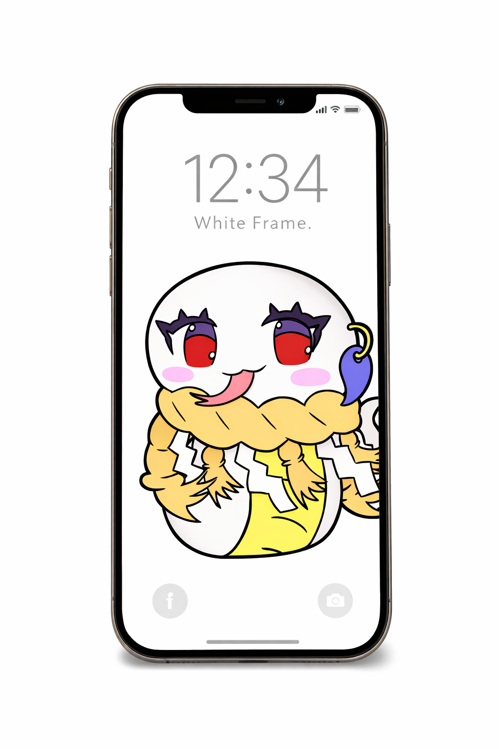 【モニター価格】良い流れを呼び込む祈願アート｜はくたま。-白蛇White Snake- ※Iphone＆android対応の複製