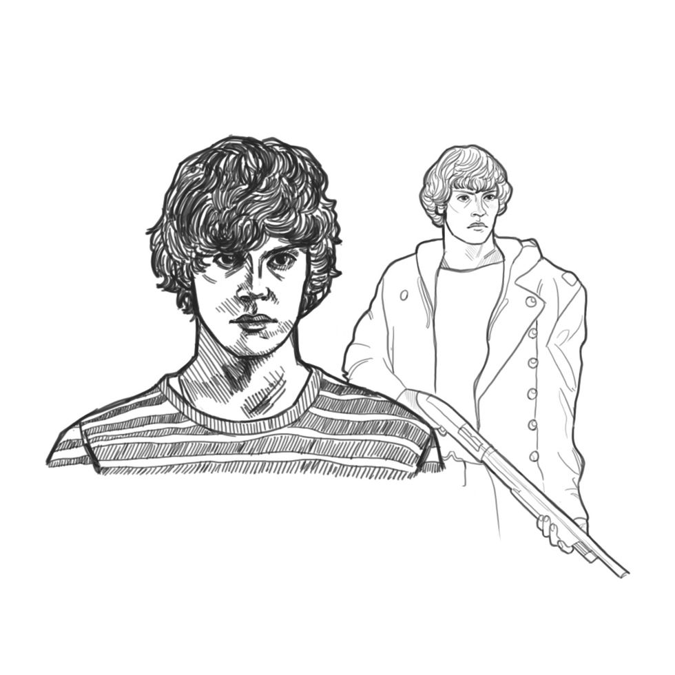 Evan Peters Tate Langdon Sketch