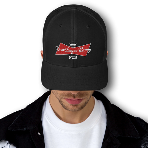 Beer League Beauty Trucker Cap go4breakawayhockey