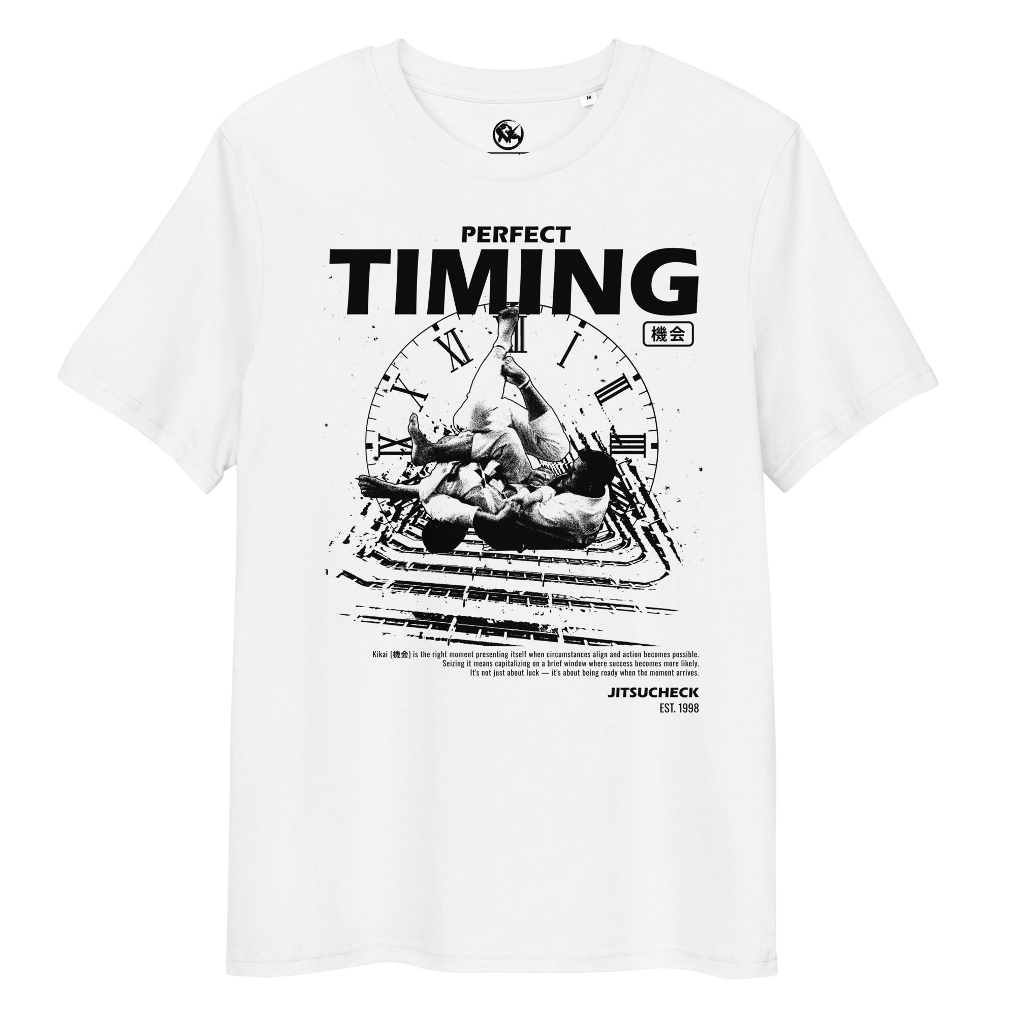 Perfect Timing - Unisex organic cotton Tee - Front Print