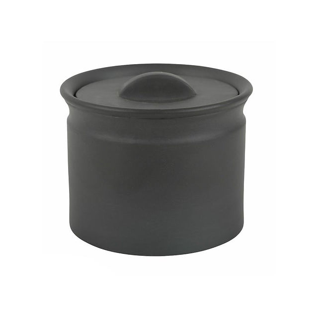 Matte Black Larder Crock