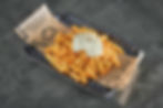 Pommes frites med saus