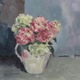 Hydrangers in Jug. Oil on Board. 25x25cm.Unframed. 2021 £500.00-2.jpg