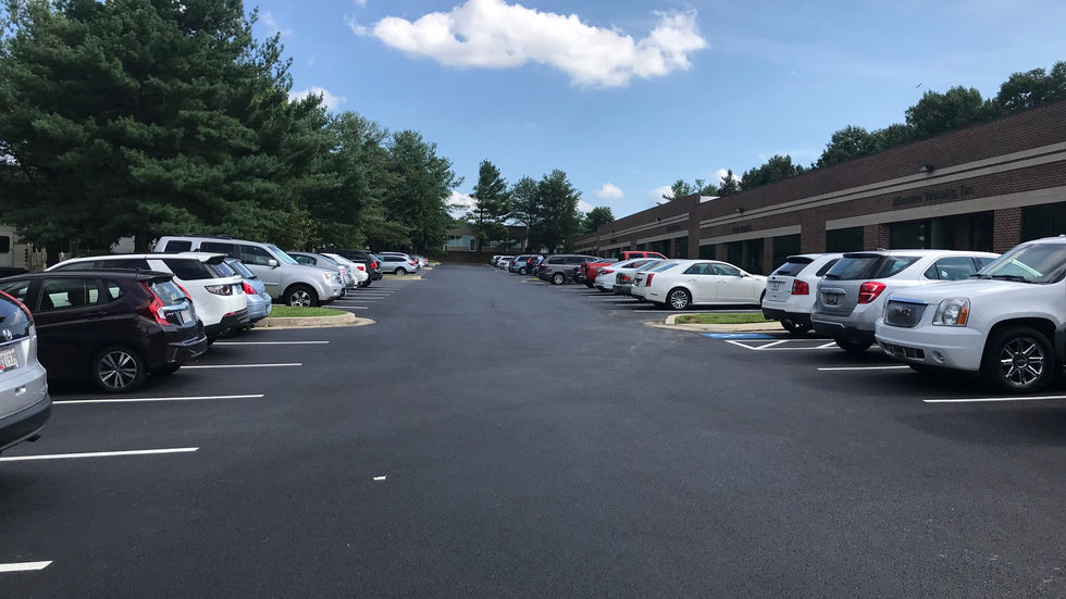 Columbia 100 Parking lot and Building 8-18