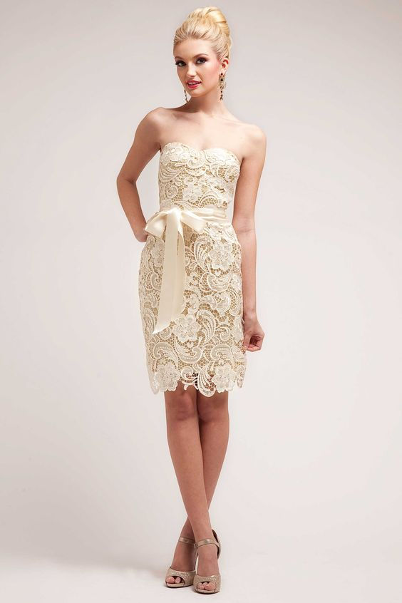 Short Lace Dress