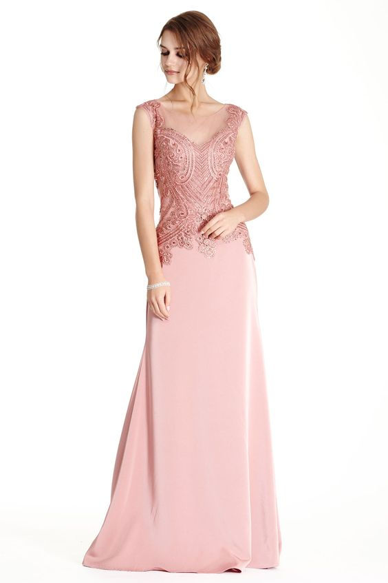 Sleeveless Evening Gown