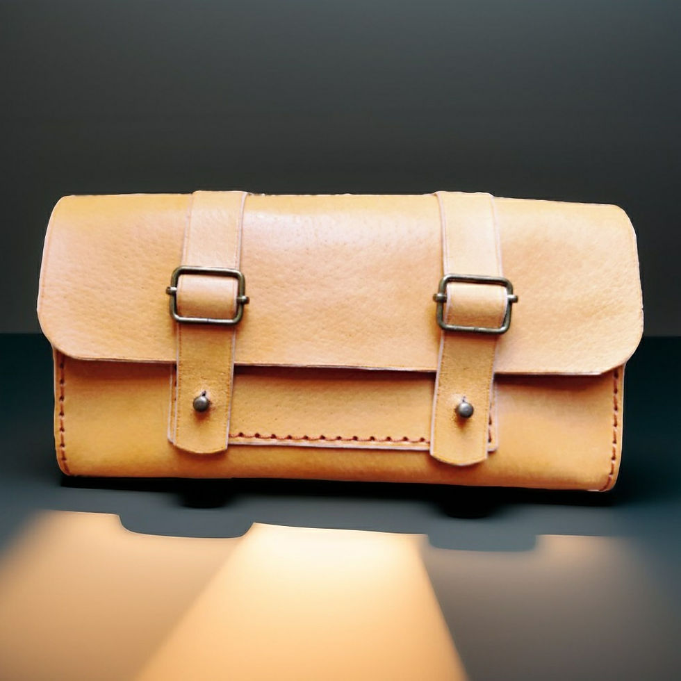 Miniatura: vegetable tanned leather belt bag