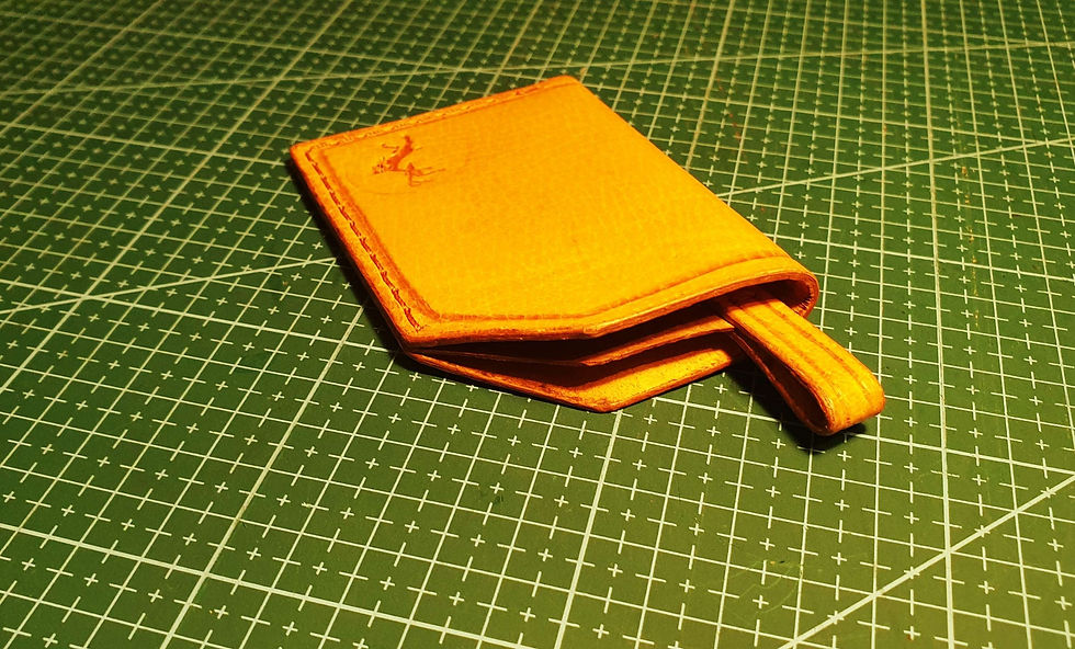 Miniatura: alt="Cardholder. Natural vegetable tanned leather. Handmade.