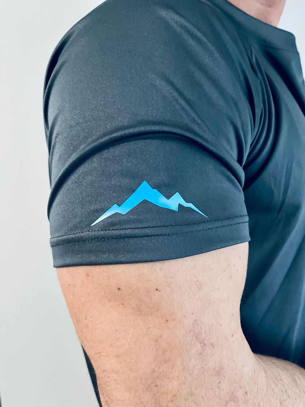 Thumbnail: Men's Charcoal T-Shirt - RISE UP VERTICAL