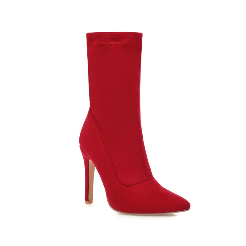 Thumbnail: Stylish Slim Stretch Sock Boots