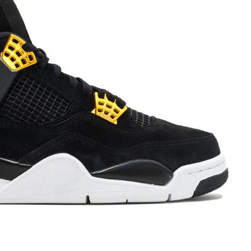 Miniature : Black and gold Air Jordan 4 sneakers