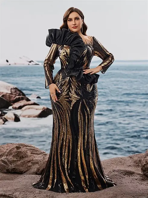 Luxurious Plus Size Evening Dress.jpg