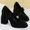 Miniatura: New Square Headed Chunky High Heels