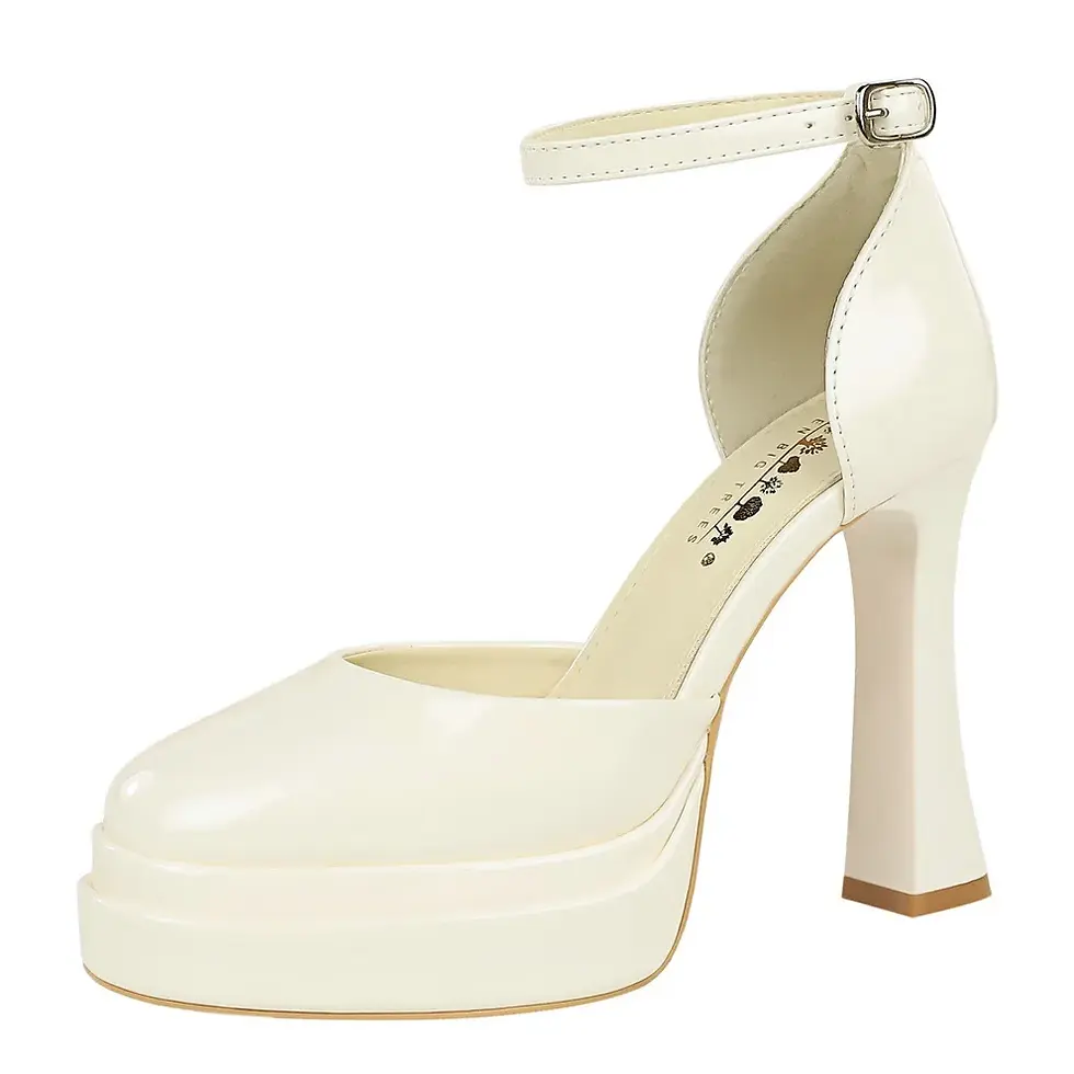 Thumbnail: Luxury Buckle Strap High Heels