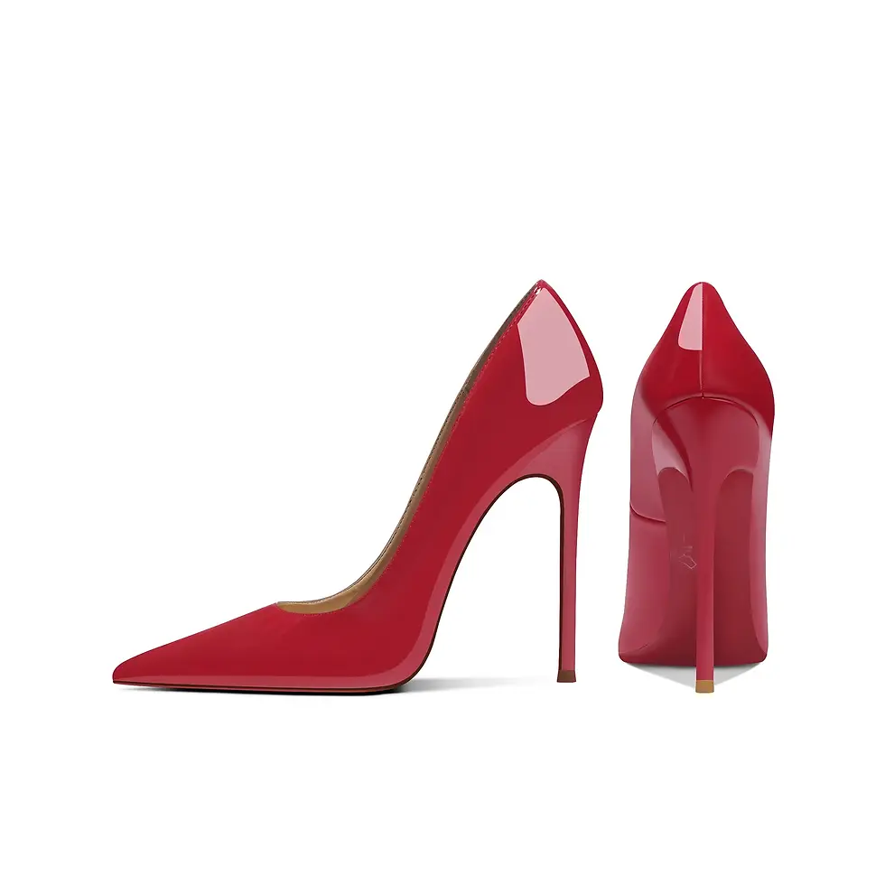 Miniatyrbilde: Sexy Lacquer Leather High Heels