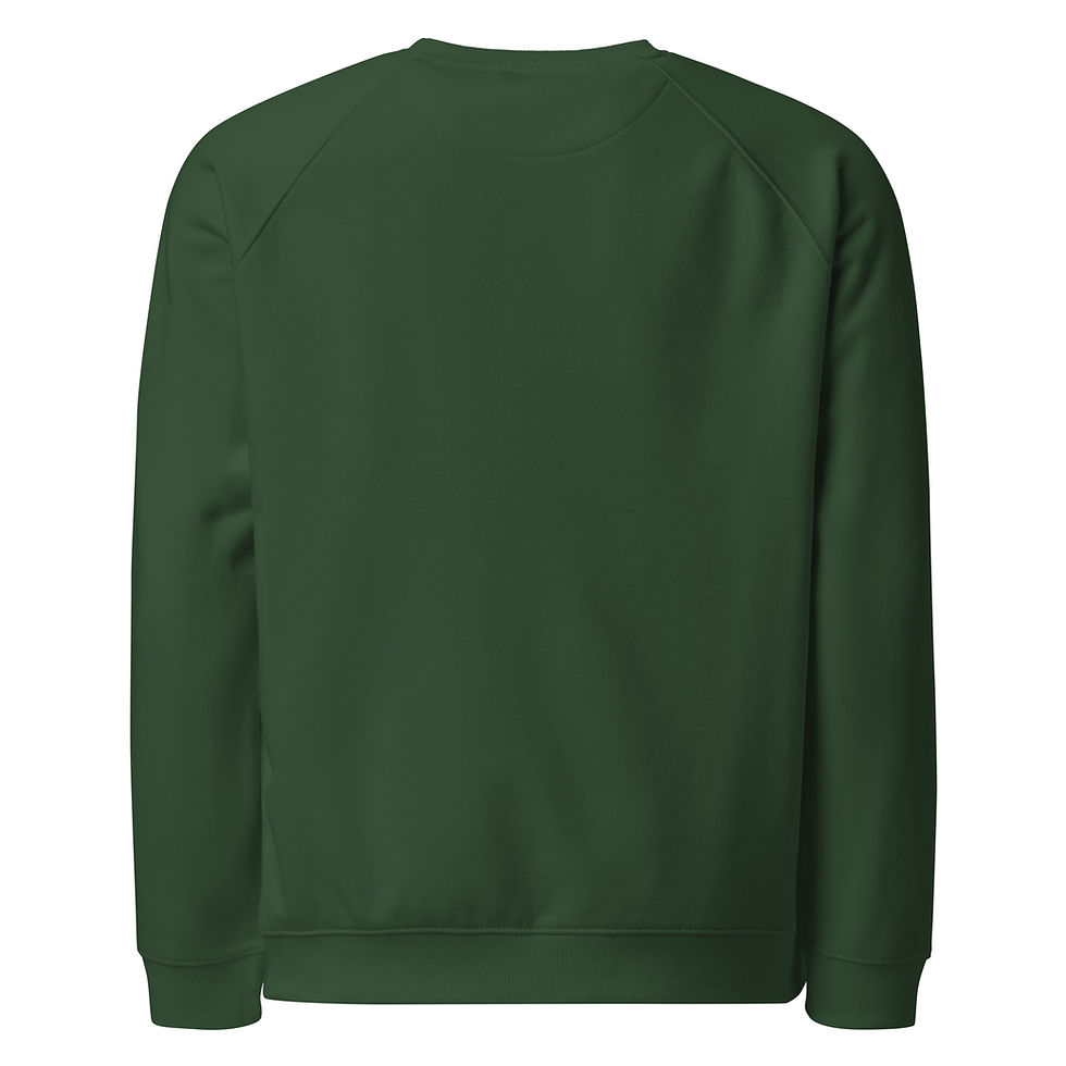 Thumbnail: Embroidered Butterfly Organic Raglan Sweatshirt